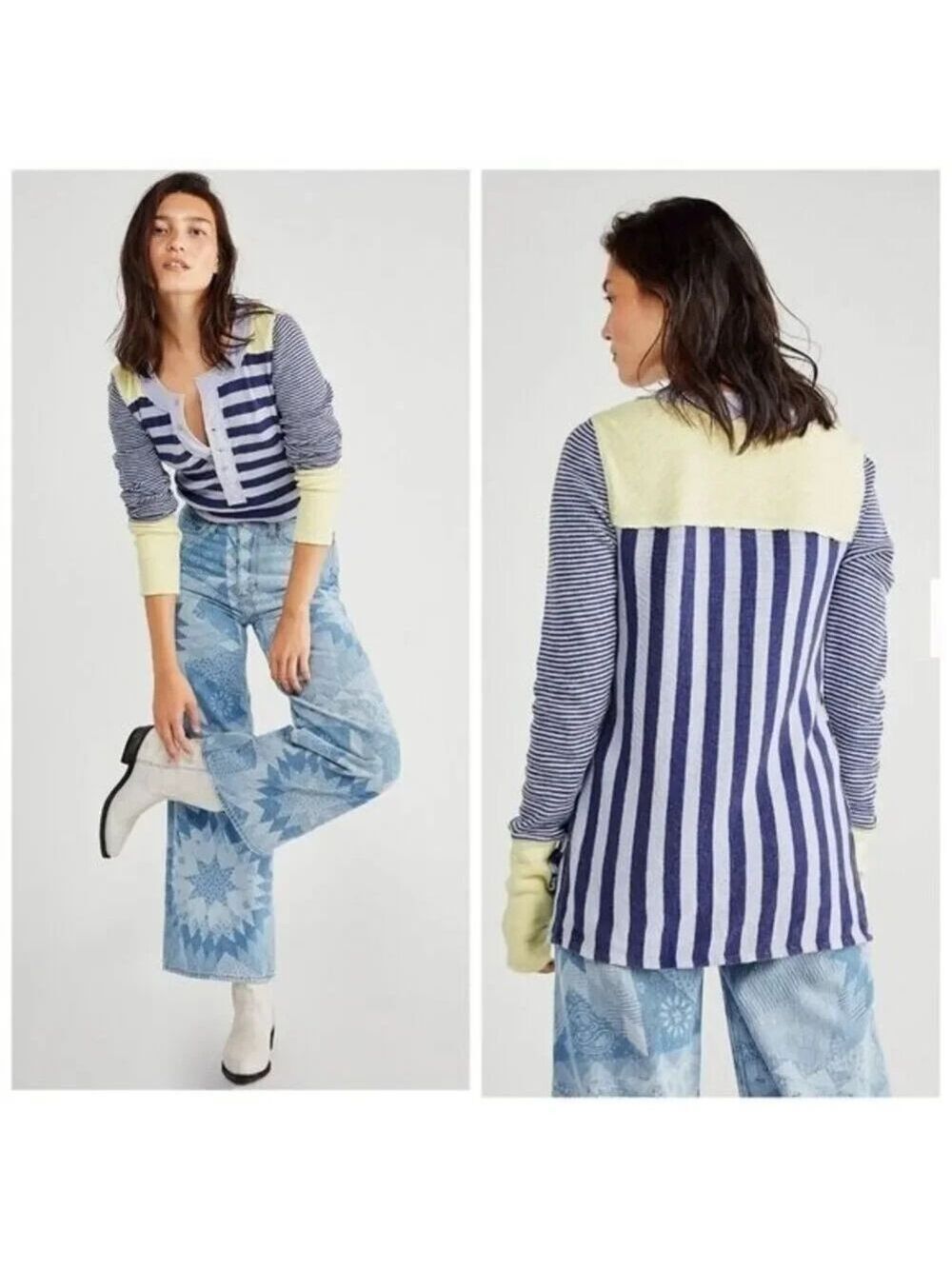 FREE People Give Me Stripes Tee